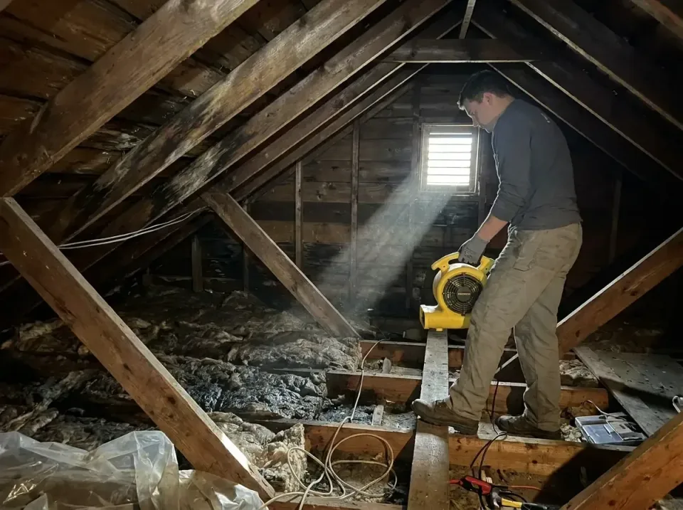 attic-water-damage-drying-proc-007 — frequently asked questions, Emergency Water Extraction & 24/7 Flood Response in Kalama,…